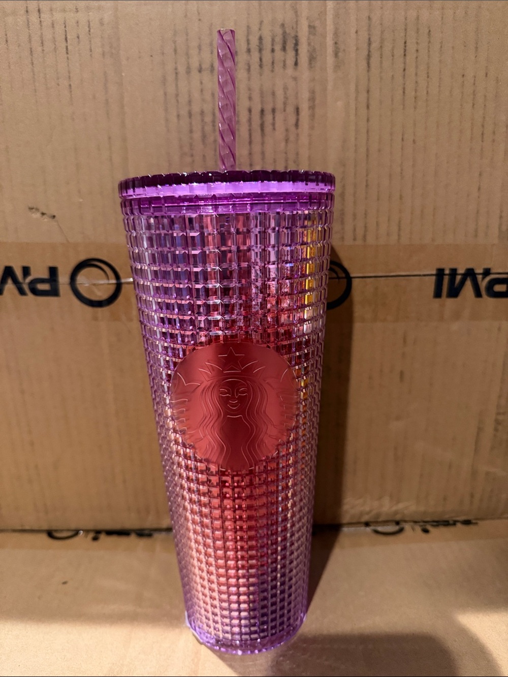 Pink Studded Cold Cup